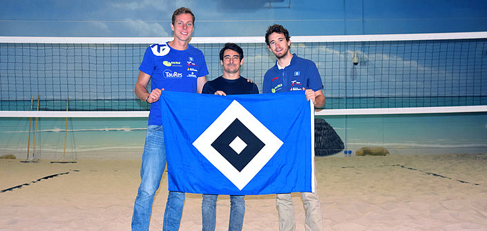 Beachvolleyball-Duo bleibt - HSV verlängert Verträge mit Nils Ehlers und Lars Flüggen