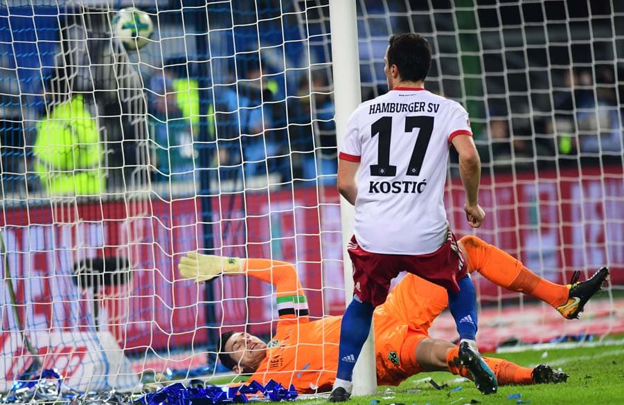 Der Ausgleichstreffer von Kostic sicherte dem HSV einen wichtigen Punkt im Abstiegskampf.