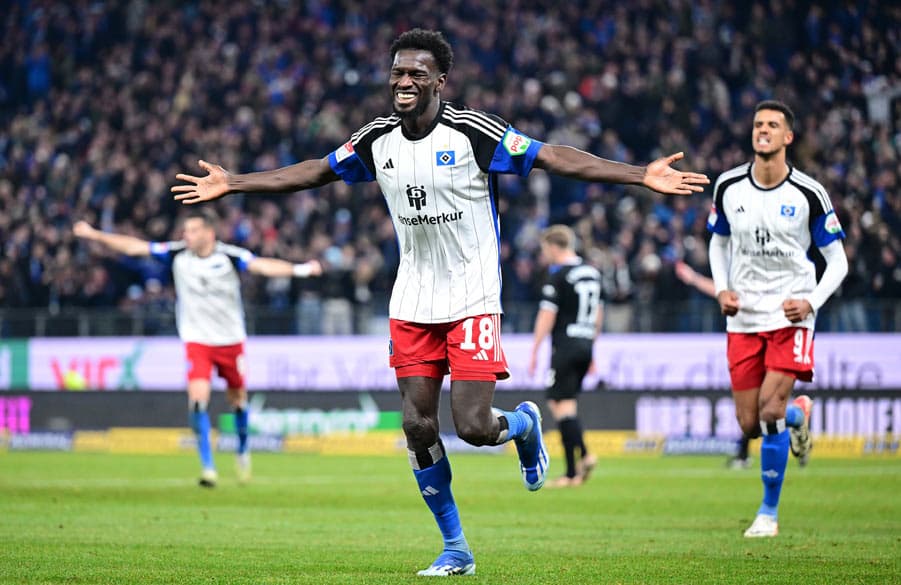 Der erlösende Jubel: Jatta feiert nach seinem 2:0 in der 72. Minute.