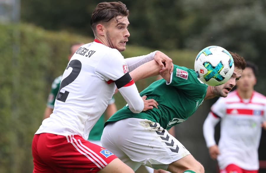 Die U21 um Christian Stark (l.) war körperlich mehr als stabil.