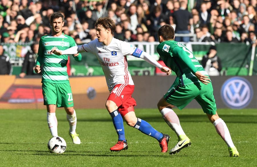 Sakai in the last tussle with Werder Bremen.