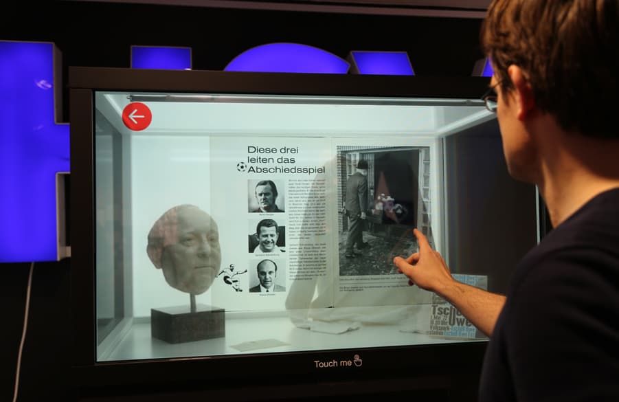Die "Magic Box" im HSV-Museum.