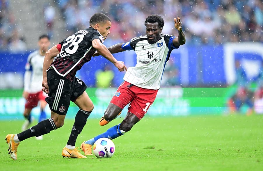 Mit einer guten Leistung gewannen Bakery Jatta und der HSV das letzte Saisonspiel und erhöhten in der Nachspielzeit sogar noch auf 4:1.
