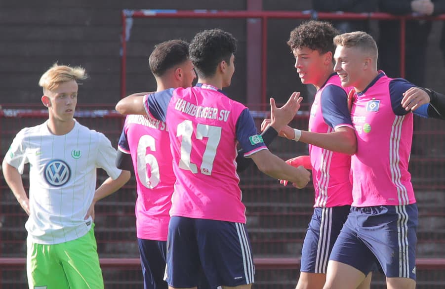 Die U17 durfte spät einen Treffer in Magdeburg feiern (Archivbild).