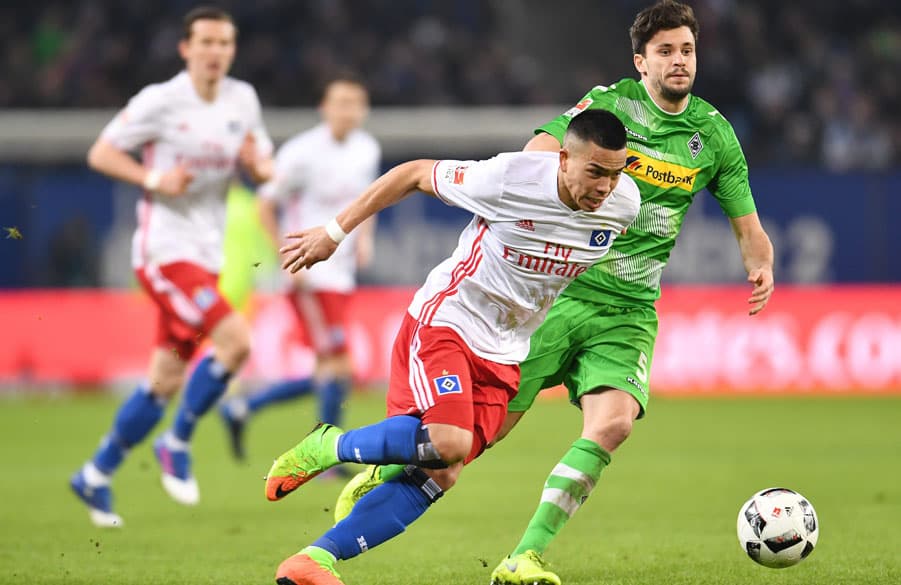 Bobby Wood im Tempodribbling.