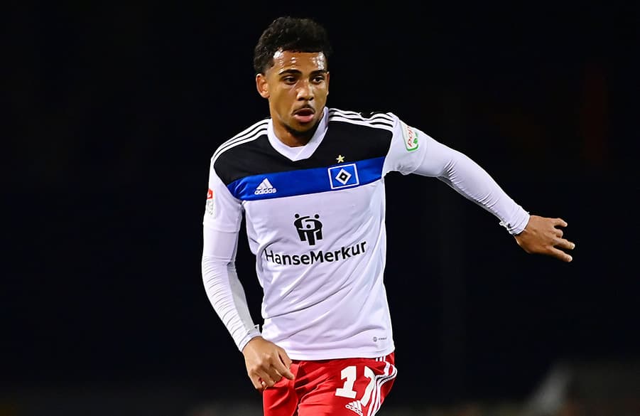 Xavier Amaechi traf in Durchgang eins zum 2:0.