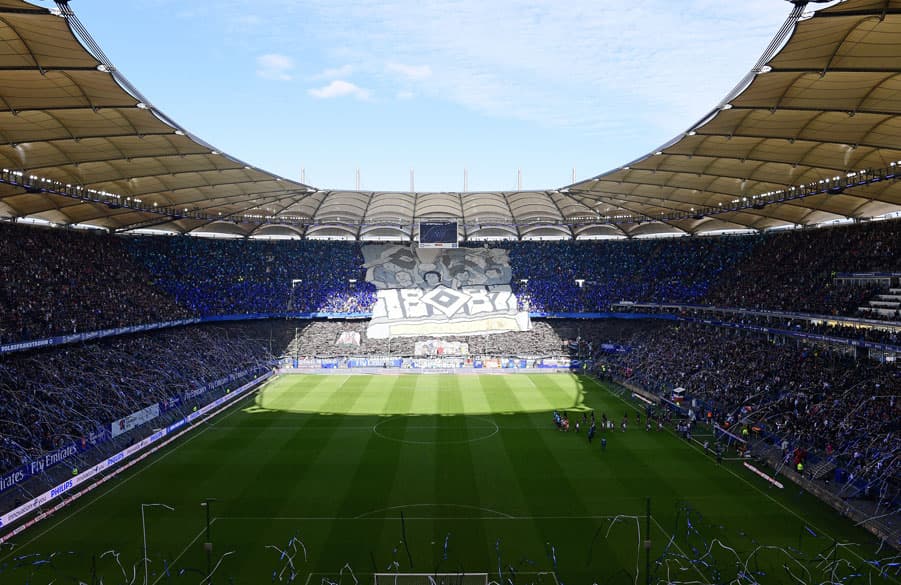 So sah es beim vergangenen Derby im Volkspark aus. Und auch dieses Mal ist seitens der HSV-Fans eine Choreo im Stadion geplant.