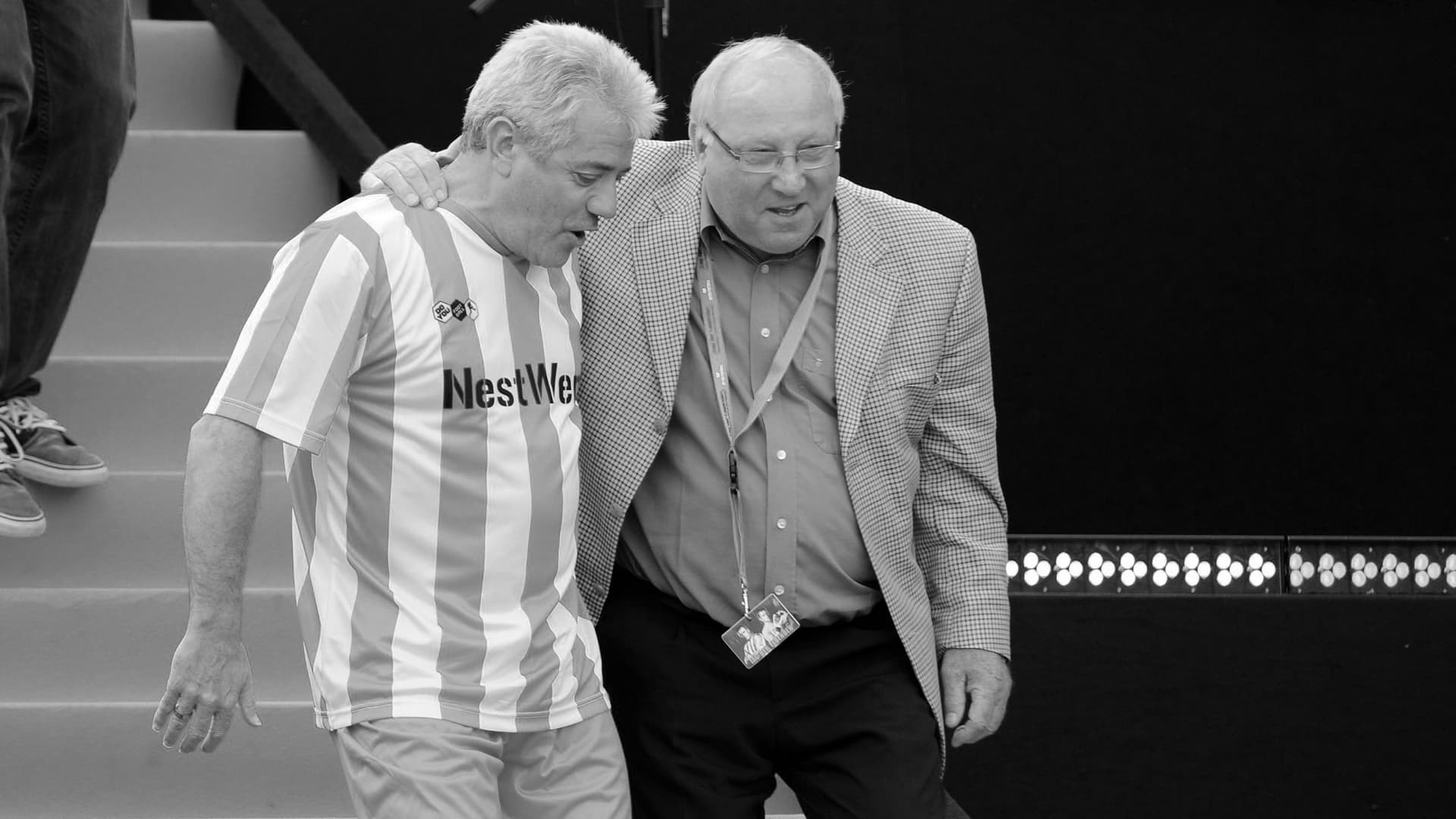Kevin Keegan an der Seite von Uwe Seeler