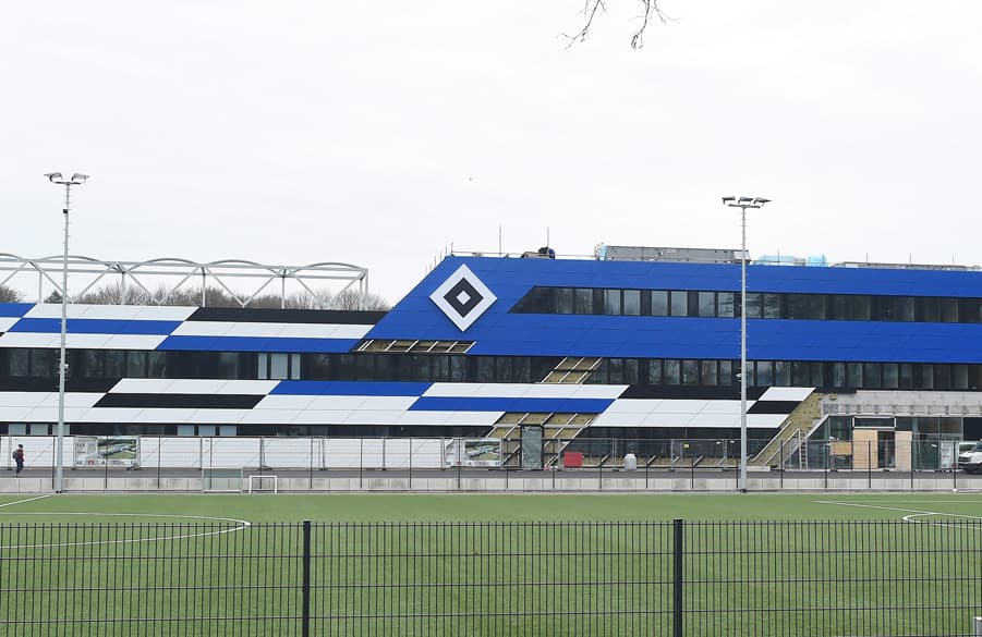 Der HSV-Campus in der Außenansicht.