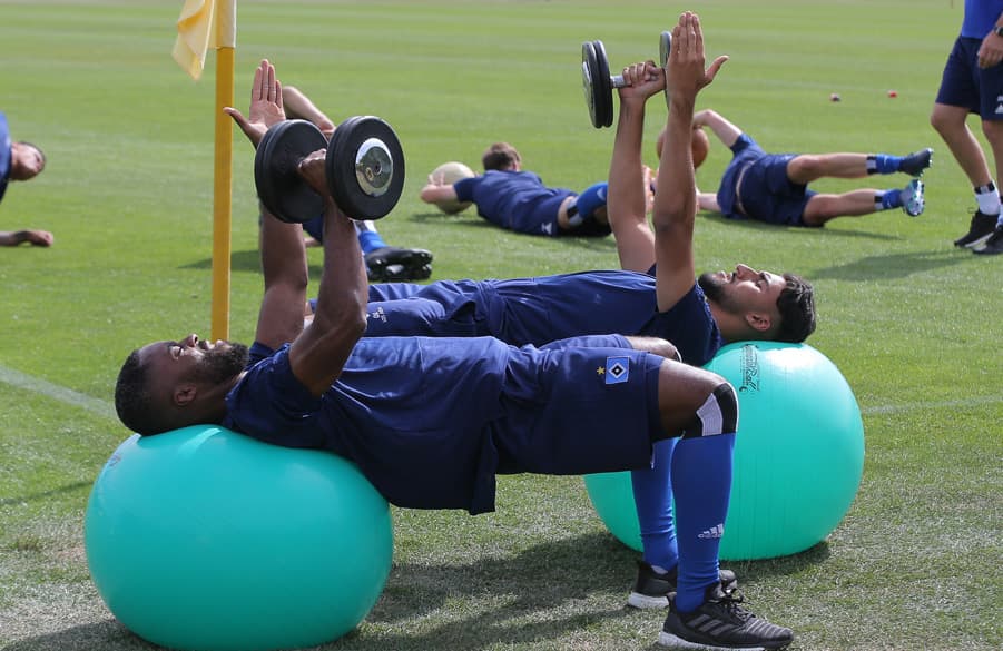 Intensive Einheiten: Die U21 verbrachte ihr Trainingslager in Wesendorf.