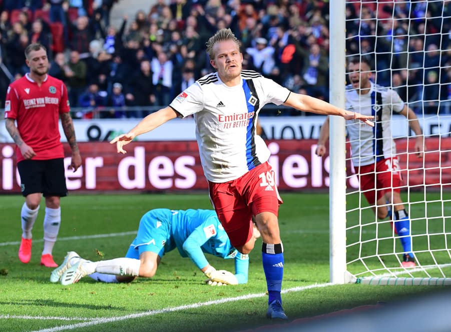 Joel Pohjanpalo erzielte 10 seiner Pflichtspieltore als Joker. In Hannover traf der Finne in der 96. Minute zum 1:1-Ausgleich. 