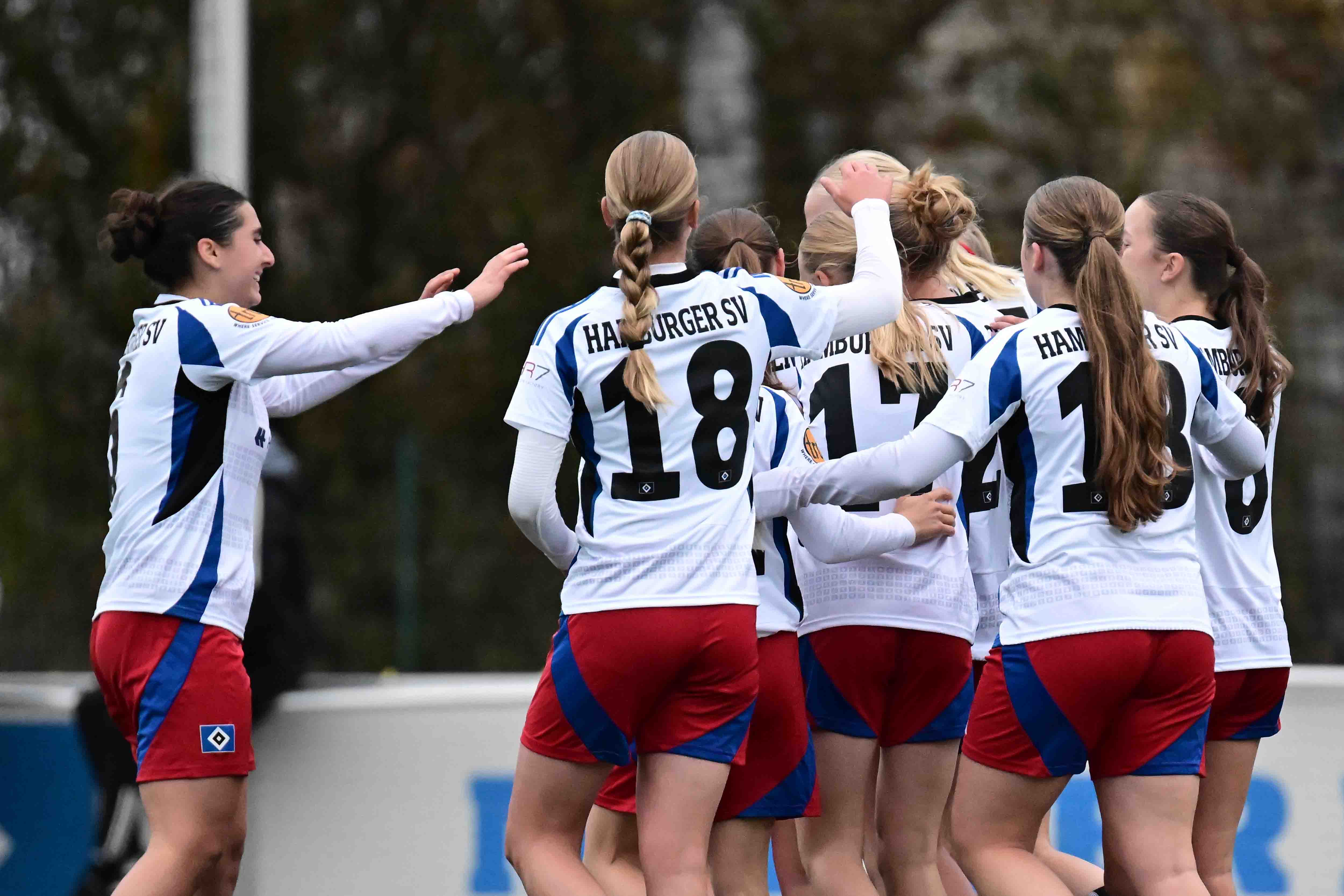 jubelnde Spielerinnen