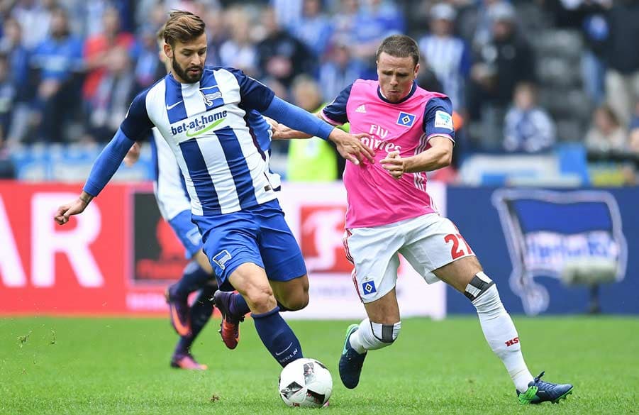 Nicolai Müller thought he had pulled a goal back on 75 minutes but was ruled just offside.