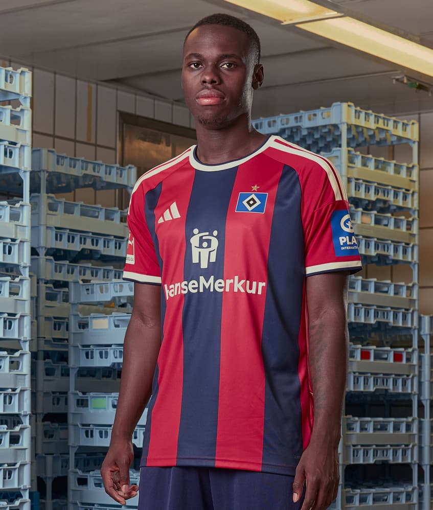 Kofi Amoako im Ausweichtrikot