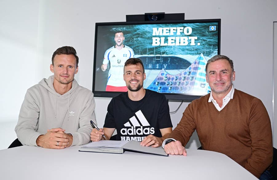 Die gemeinsame Reise geht weiter: Claus Costa, Jonas Meffert und Stefan Kuntz (v.l.n.r.).