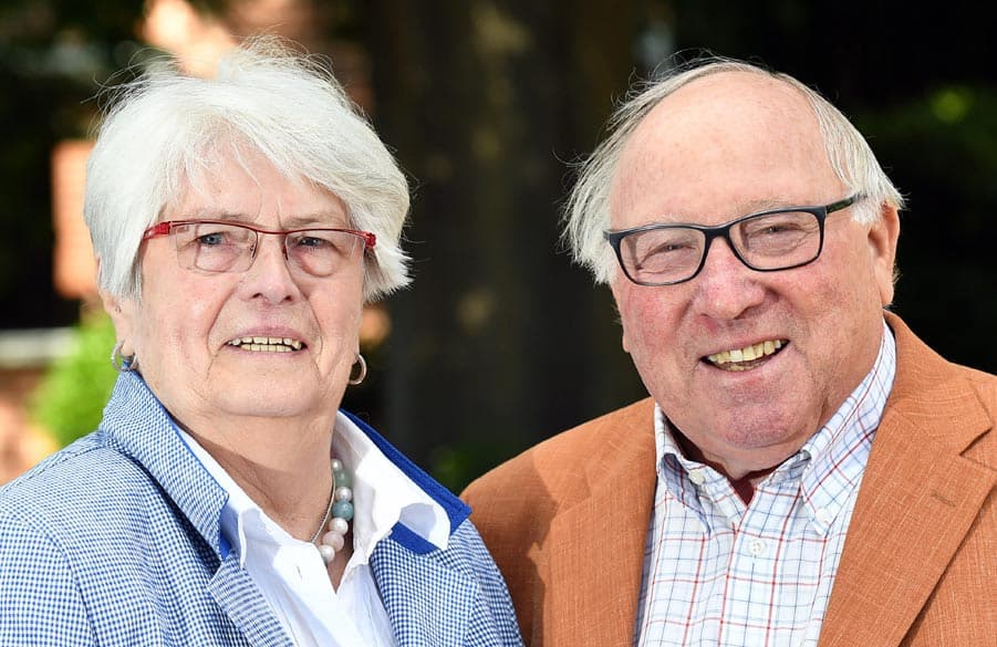 Uwe Seeler und seine Ehefrau Ilka.