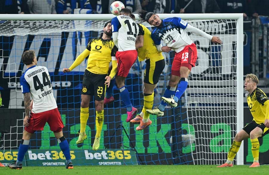 Königsdörffer climbs highest to meet Muheim’s cross and heads in the late equaliser