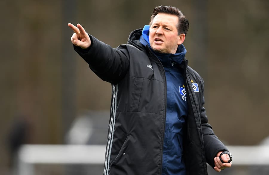 Bundesliga-Premiere ohne Sieg: Christian Titz nahm gegen Hertha BSC erstmals auf der Trainerbank der Profis platz.