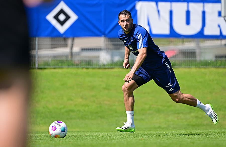 Absolvierte bisher engagiert jede Trainingseinheit in Kitzbühel und präsentiert sich in guter Verfassung: Levin Öztunali.