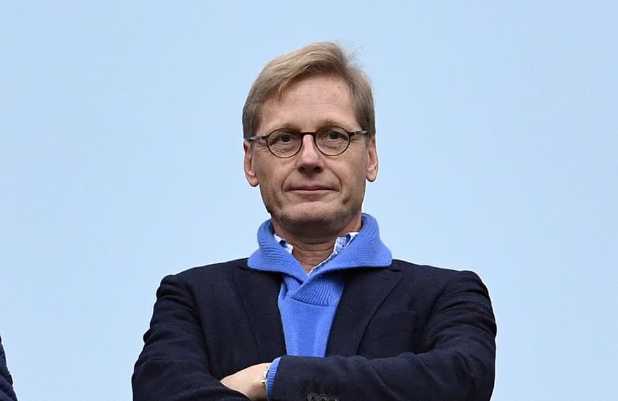 Karl Gernandt bei einem HSV-Spiel.