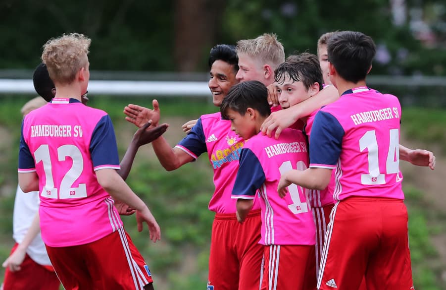 Richtig jubeln können die Jungs von der U14 ebenfalls.
