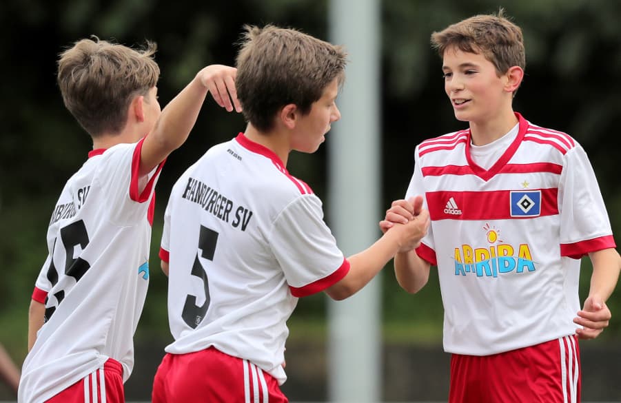Die U14 konnte gegen Süderelbe gleich viermal jubeln.