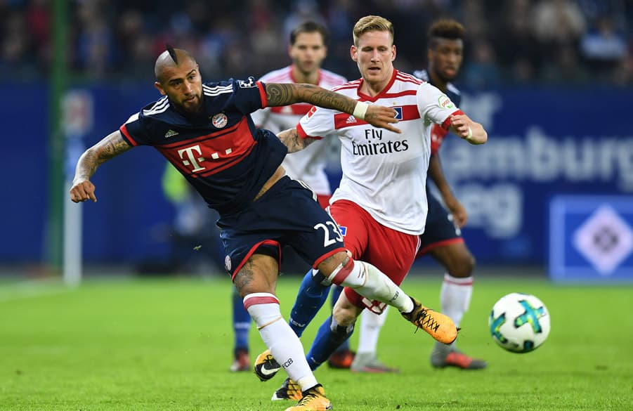 Andre Hahn und die Rothosen lieferten den Bayern um Vidal einen tollen Fight, aber blieben am Ende ohne Punkte.
