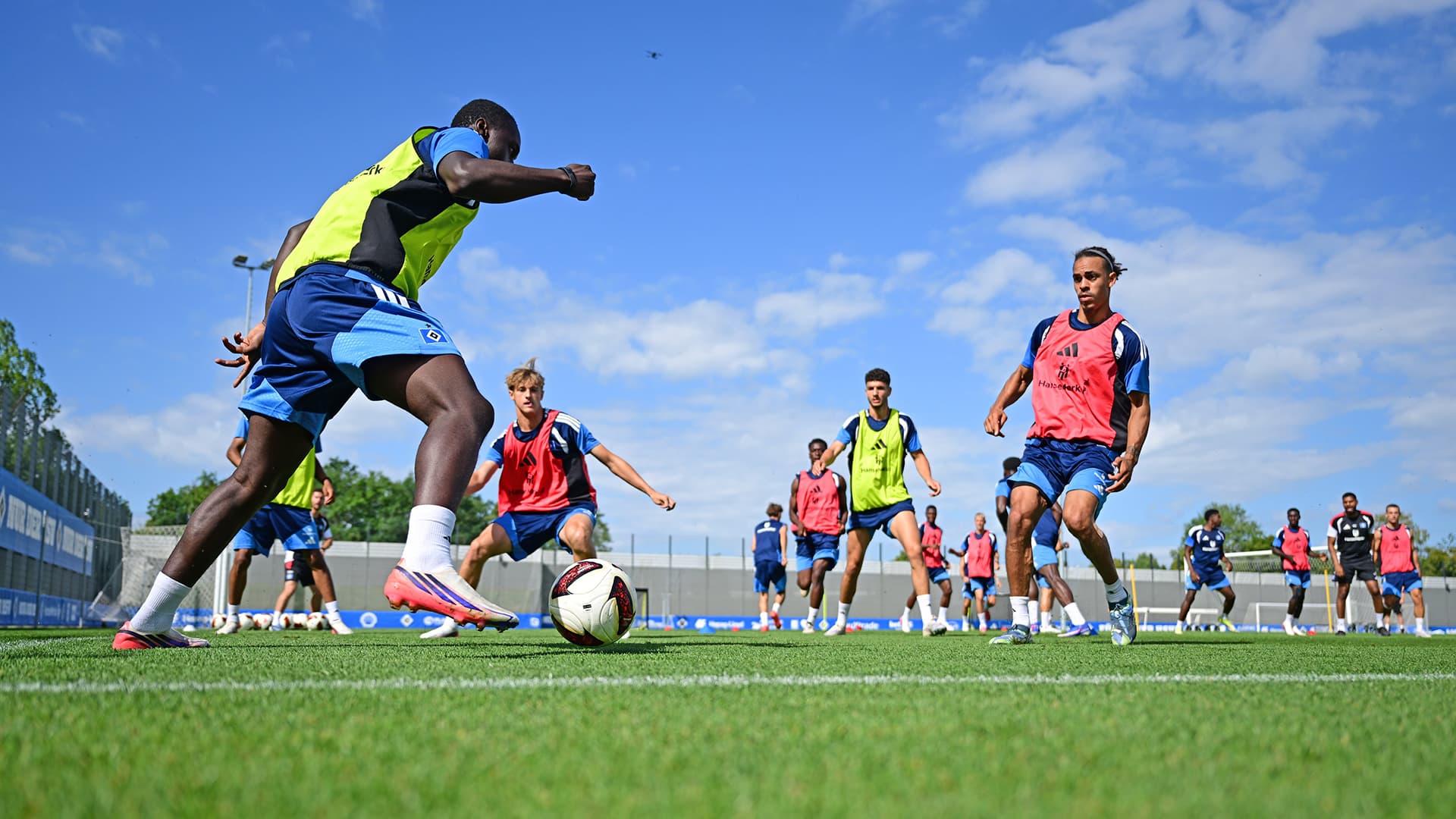 Training in Herzogenaurach.