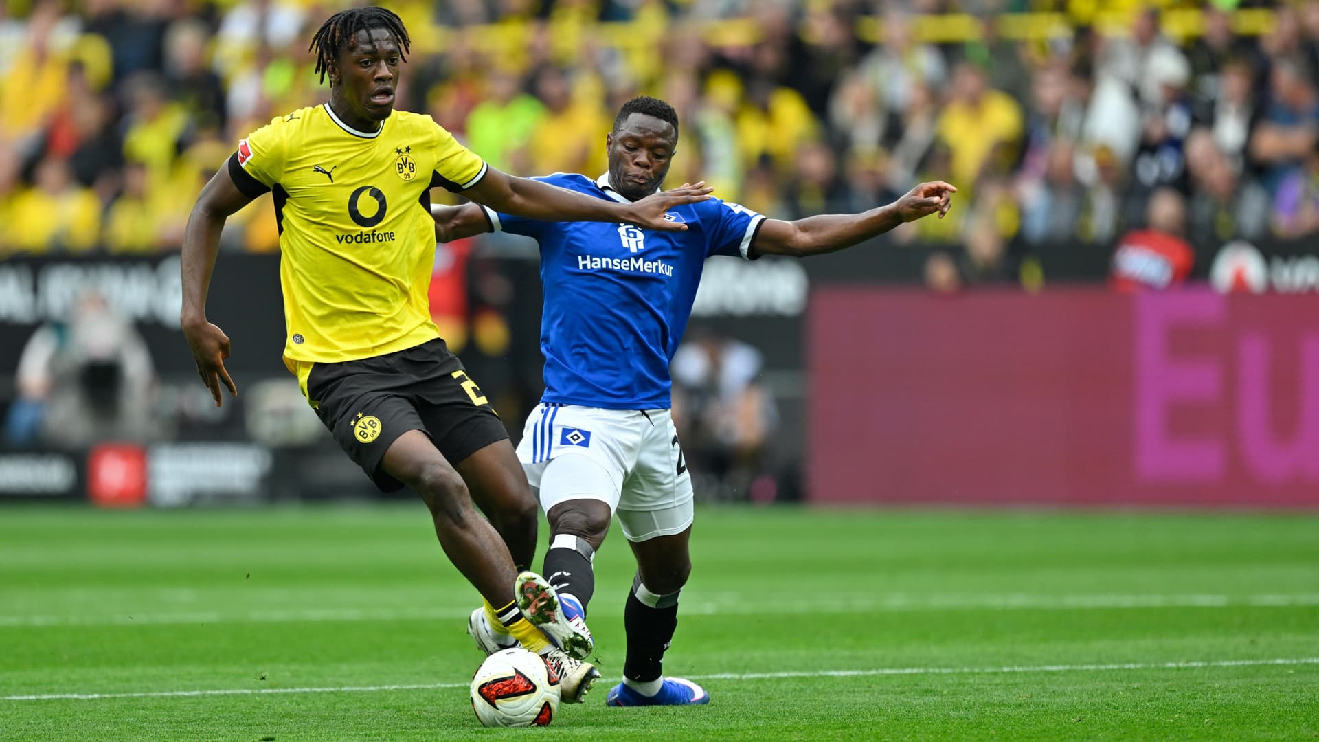 Patson Dake beim Auswärtsspiel in Dortmund