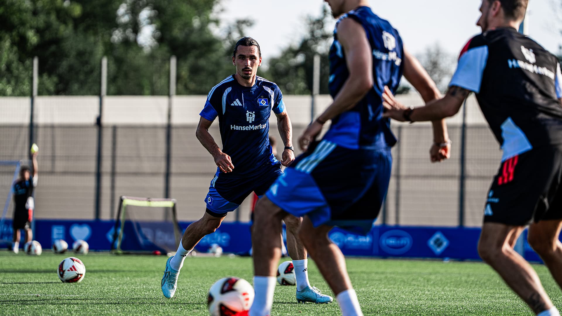 Rayan Philippe im Training.