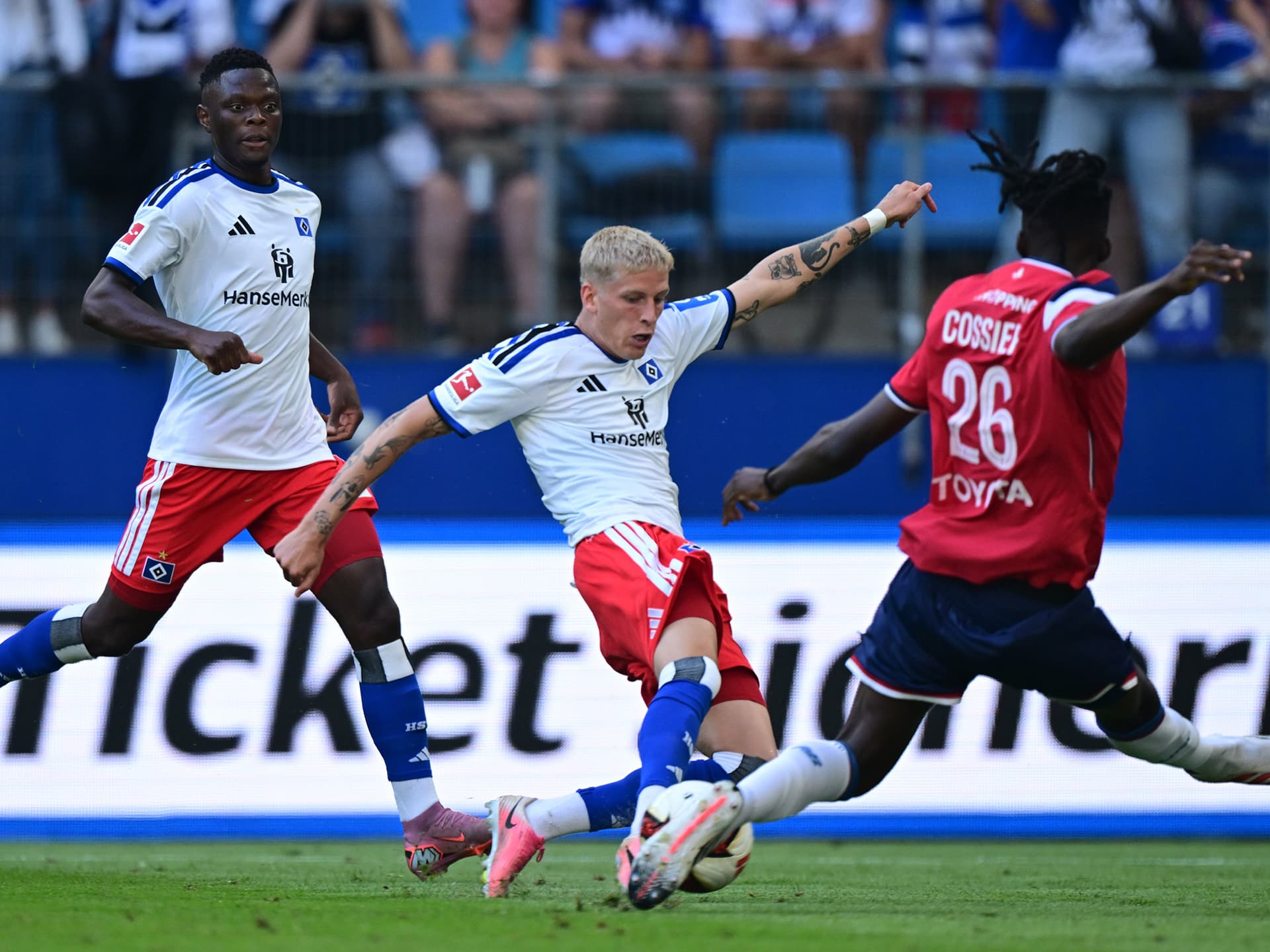 Albert Grönbaek im Spiel gegen Lille.