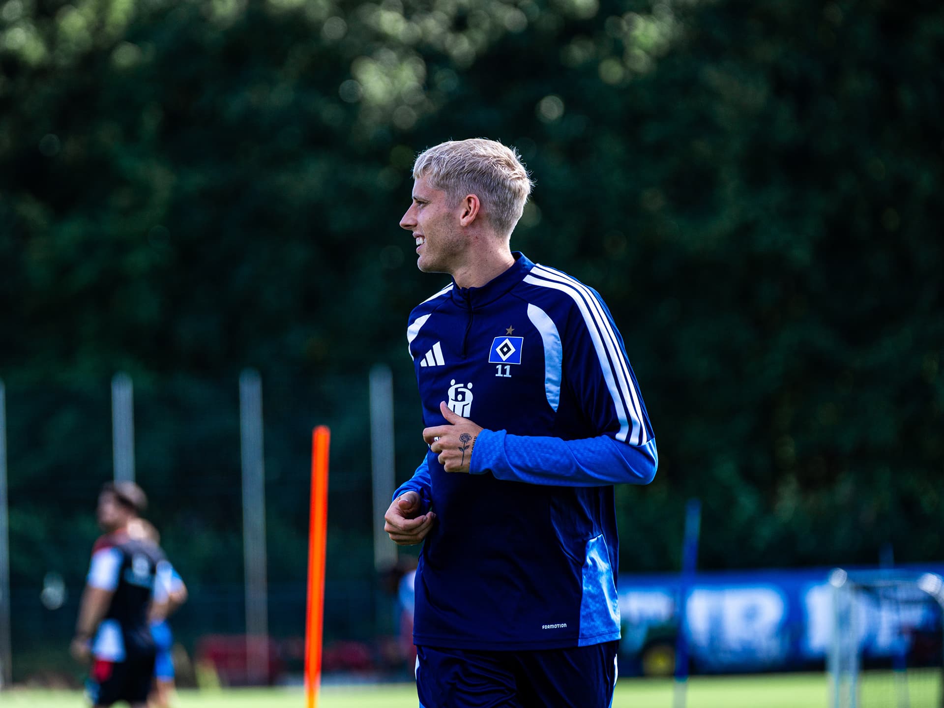 Albert Grönbaek im Training.