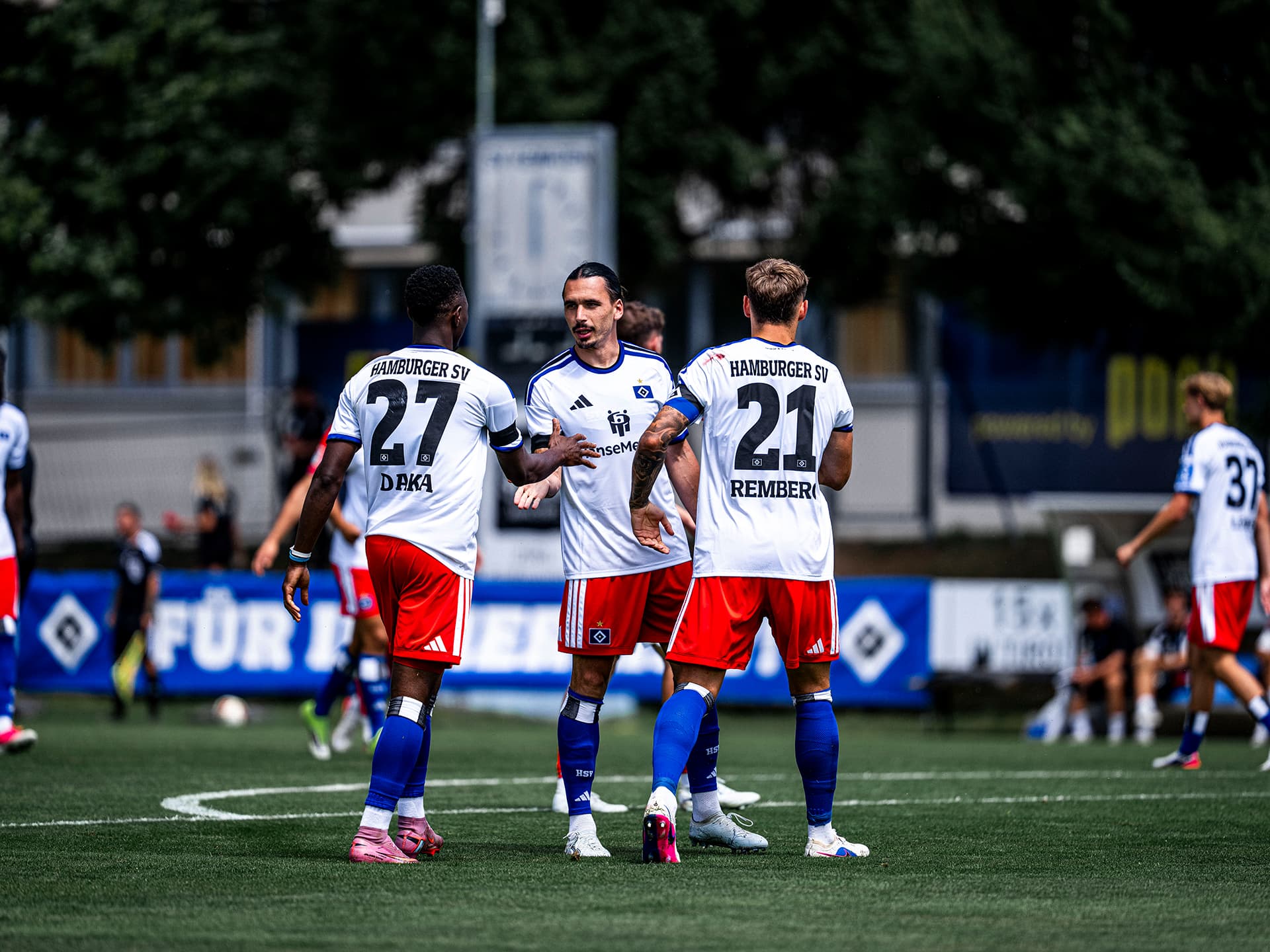 Rayan Philippe im Testspiel gegen Heidenheim.