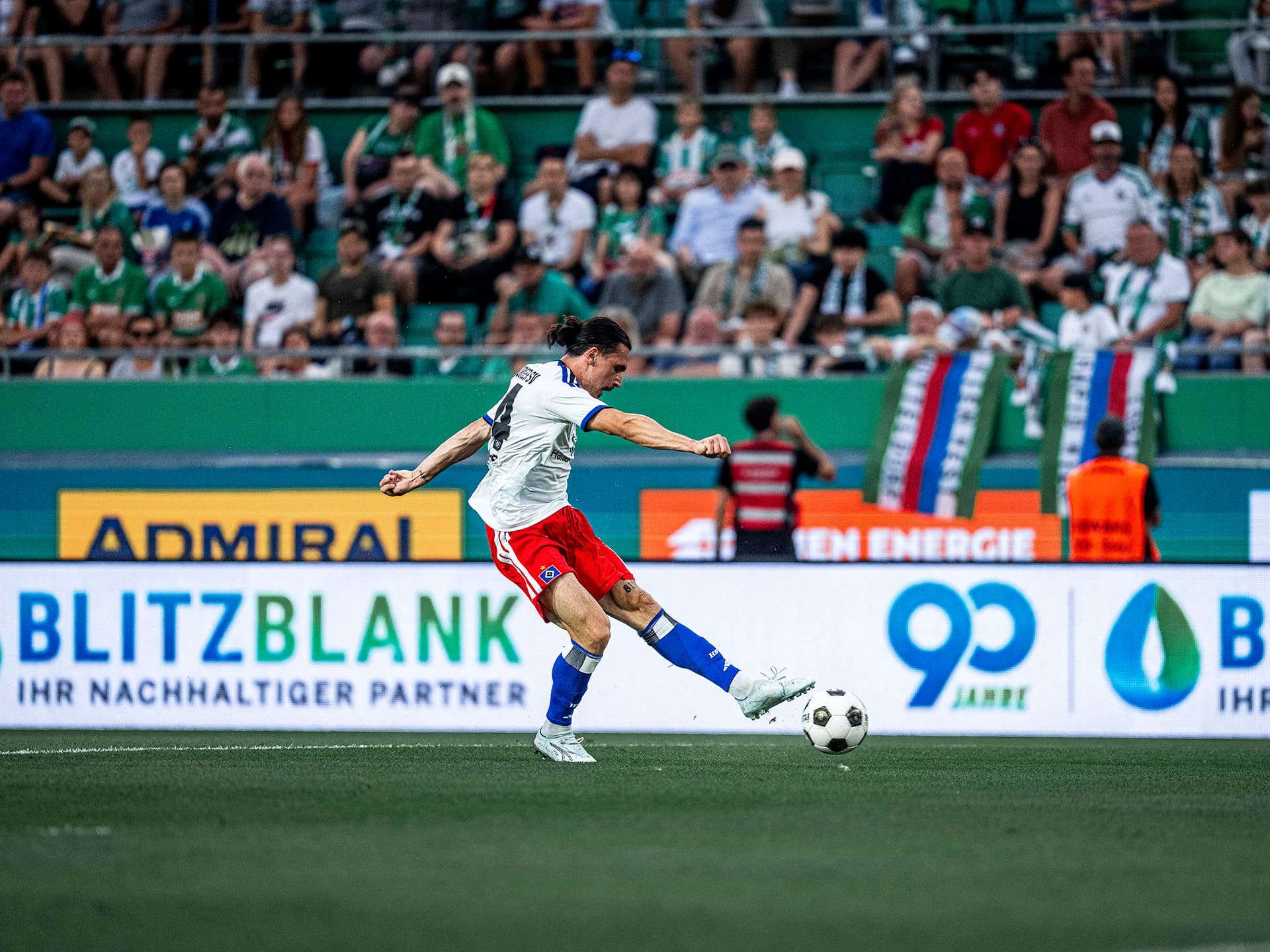 Rayan Philippe im Testspiel gegen Wien.