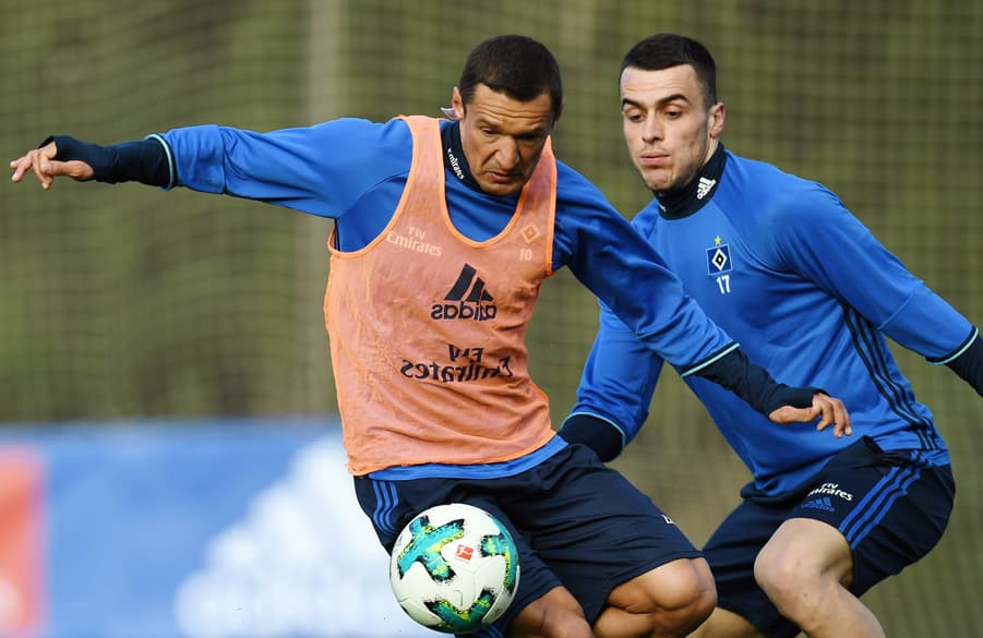 Sejad Salihovic, Filip Kostic and the Rothosen get down to business at the training camp in Jerez