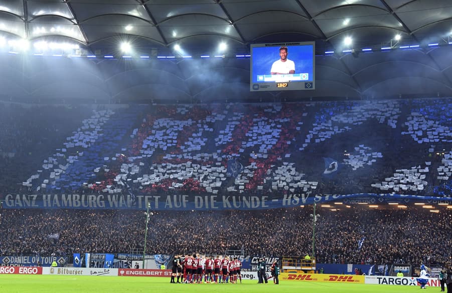 HSV fans put together a spectacular Tifo at the last DFB-Pokal home game. Players can count on a similar reception during the semi-final against Leipzig.