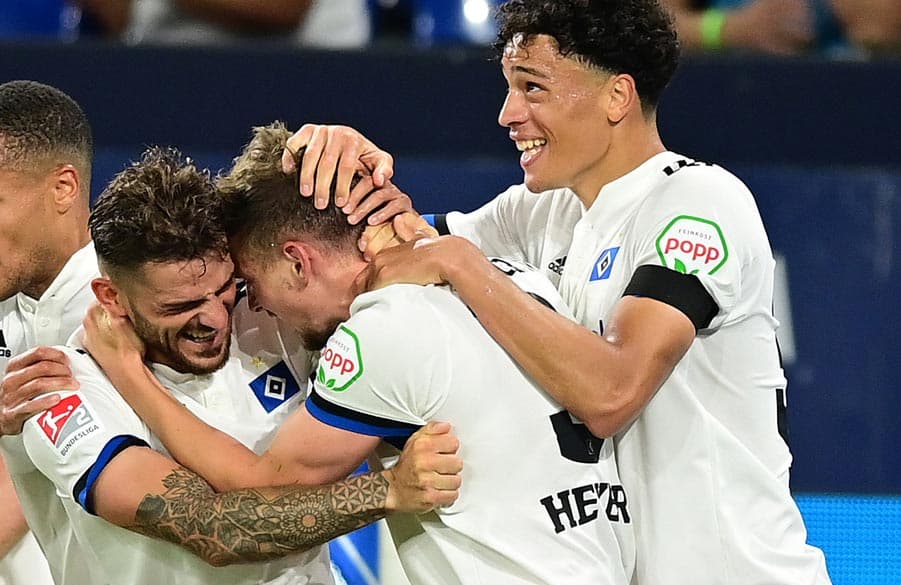 Und dann gab es kein Halten mehr: Moritz Heyer traf kurz vor Spielende zum 2:1 und brachte den HSV auf die Siegerstraße.