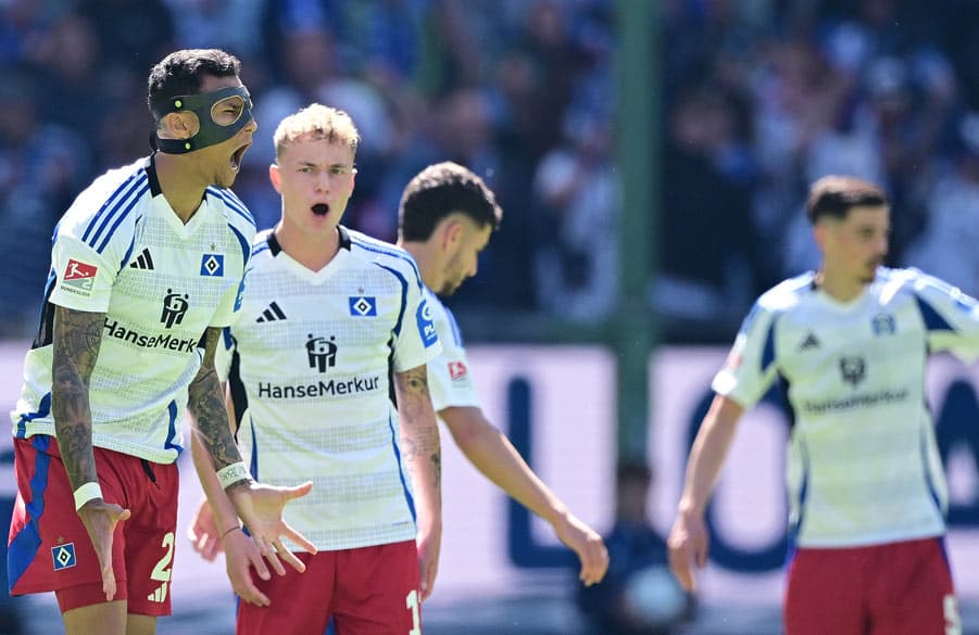 Selke's penalty (42') gave HSV an energy boost before the break.