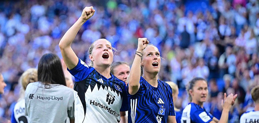 Duell der Aufsteigerinnen im Volksparkstadion