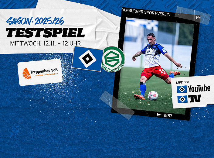 Am Mittwoch: Testspiel gegen den FC Groningen im Livestream