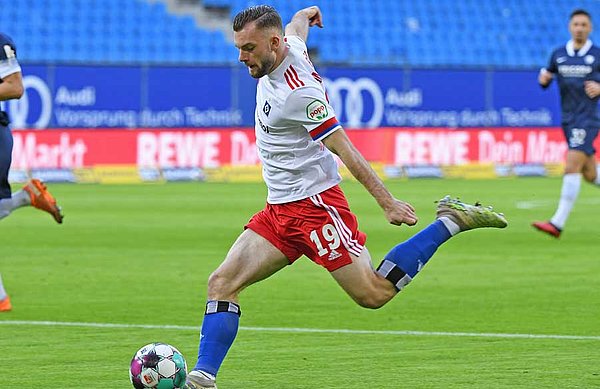 Manuel Wintzheimer was unable to stamp his authority against his former side, slipping when well-placed on two occasions in the first half.