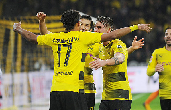 Borussia Dortmund are the top side in the Bundesliga. They beat Cologne 5-0 last time out.
