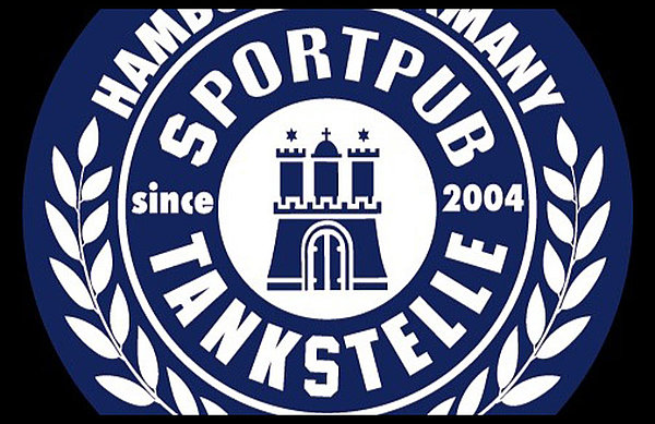 The 'Sportpub Tankstelle', that is located in the Gerhardstraße in Hamburg's famous Reeperbahn district, has already reached its donation target. Logo Sportpub Tankstelle