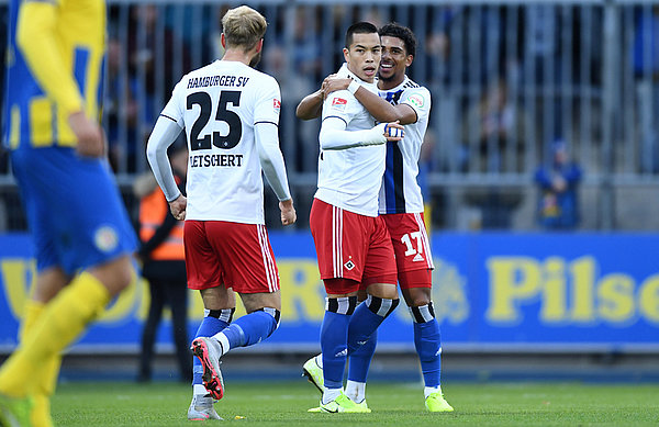 Bobby Wood markierte in der 12. Minute prompt den Ausgleich auf das zwei Minuten zuvor gefallene Gegentor. Bobby Wood markierte in der 12. Minute prompt den Ausgleich auf das zwei Minuten zuvor gefallene Gegentor.