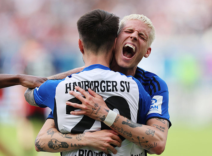 2-1! HSV come from behind to beat Frankfurt