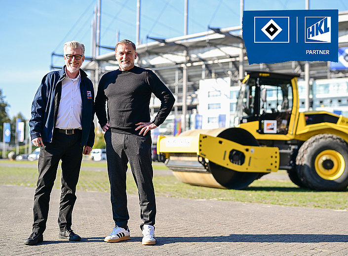 HKL BAUMASCHINEN bleibt Partner des HSV