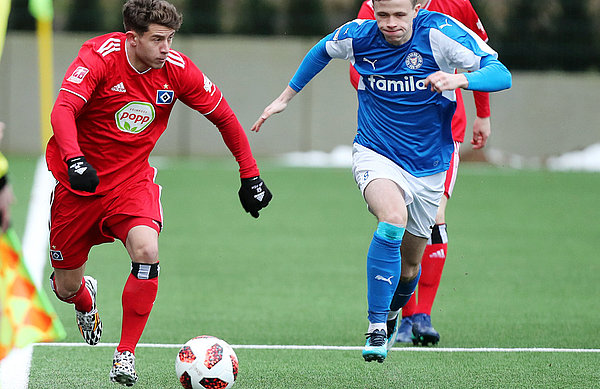 Mats Köhlert trug sich beim 4:1 gegen die U23 von Holstein Kiel in die Torschützenliste ein.