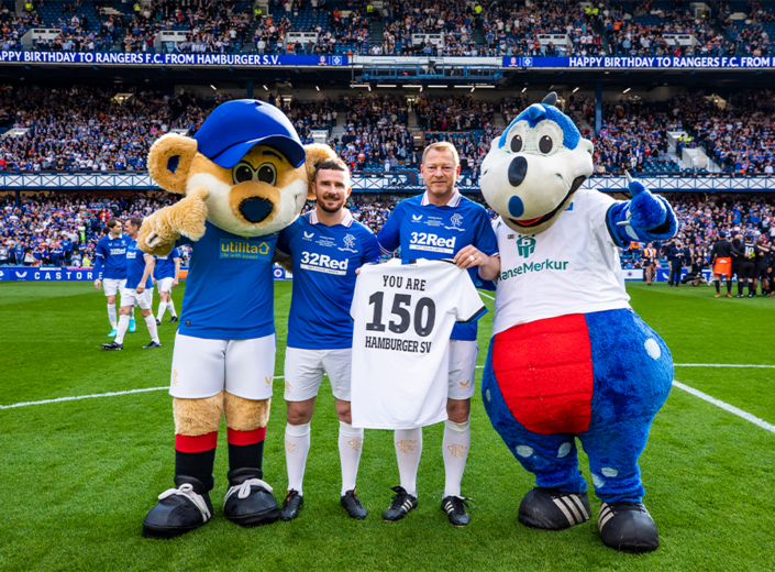 HSV visit Rangers 150 Anniversary Match of Legends