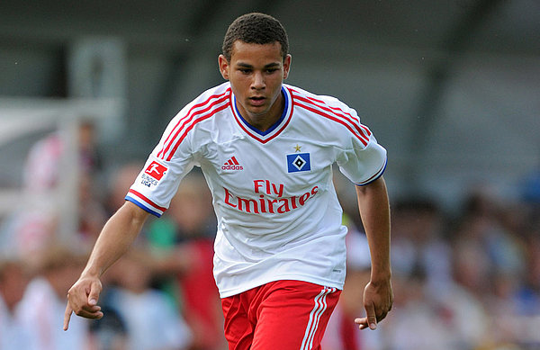 Ashton Götz in einem Trainingsspiel im Trainingslager.