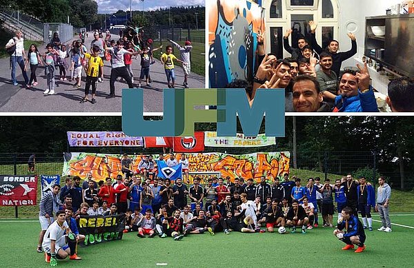 Mit regelmäßigen Sportangeboten und Kochabenden setzt sich das UFM aktiv für eine Integration der Geflüchteten ein.